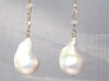 $55 Baroque Pearl on Opal chain