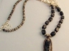 $140 Labradorite & Pearl w/pendantFossil
