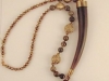 $98 Horn, Pearl and Brass w/tassel