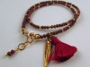 $38 Matte crystal Bracelet LB3727