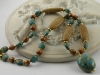 Wood Jasper and Mosaic Turquoise
